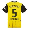 Maillot de Supporter Borussia Dortmund Bensebaini 5 Domicile 2024-25 Pour Homme